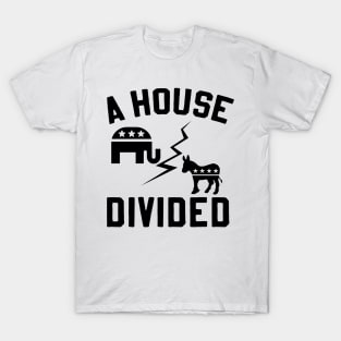 A House Divided Republican Democrat Voters T-Shirt